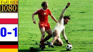 Poland 01 Germany world cup 1974  Full highlight  1080p HD [upl. by Boothe]