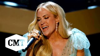 Carrie Underwood Performs quotGo Rest High On That Mountainquot  CMT Giants Vince Gill [upl. by Sarad]