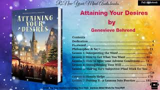 Attaining Your Desires By Genevieve Behrend  ReNew Your Mind Audiobooks [upl. by Lal]