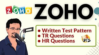 ZOHO Exam Pattern TR Questions HR Questions  Frontlines Media  Krishna Talkz [upl. by Ahsekel986]