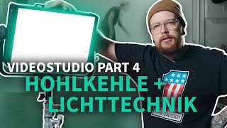 Bau eines Videostudios  Finale Part 4 Hohlkehle  Lichttechnik  Aputure NOVA p300c [upl. by Tita]