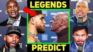 Boxing Legends PREDICT Jake Paul VS Mike Tyson [upl. by Oirifrop]