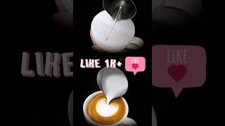 Latte Art Tutorial 🥰😍 latteart lattearttutorial ThirdEyeMemories 🤤🤤 shorts viral [upl. by Milissent859]