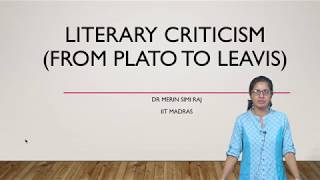 Introduction Video Literary Criticism From Plato to Leavis [upl. by Annoit830]