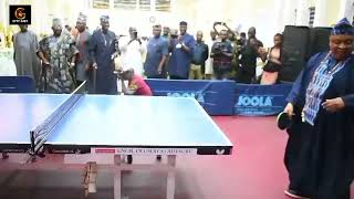 Alake of Egba plays Table Tennis with Akarigbo of Remo viralvideo [upl. by Whiting57]