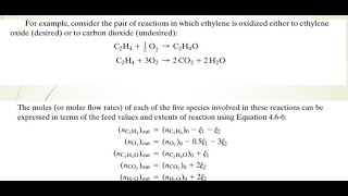 How to perform material balance on multiple reactors by extent of reaction method [upl. by Yeca643]