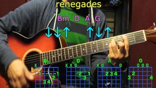 renegades x ambassadors guitar chords [upl. by Bartlett]