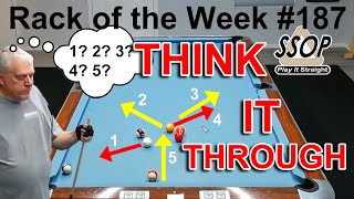 Rack of the Week 187 Straight Pool Instruction [upl. by Nesrac]