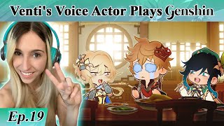 Ventis English Voice Actor plays GENSHIN IMPACT Part 19  Frenemies [upl. by Ycnaffit]