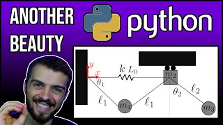 More Practice with Lagrangian Mechanics in Python [upl. by Ahsimin]