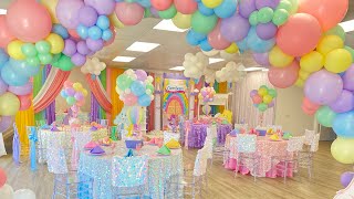 Ultimate experience Care Bears theme baby shower [upl. by Emersen727]