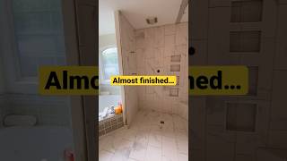 MASSIVE Walk In Shower Remodel DIY [upl. by Brufsky]