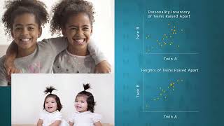 Corrélation statistique Influence des gènes et de lenvironnement sur la personnalité des jumeaux [upl. by Haek296]