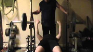 14 year old Freshman bench press 225 x 19 [upl. by Marisa236]