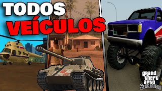 GTA San Andreas  TODOS CÓDIGOS DE VEÍCULO [upl. by Ayitahs]