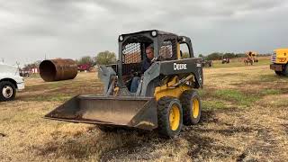 BIG IRON ONLINE AUCTION 1242024 2011 John Deere 318D Skid Steer Loader [upl. by Osicnarf]