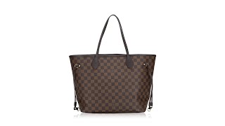 Louis Vuitton Damier Ebene Neverfull MM NM [upl. by Baillie]