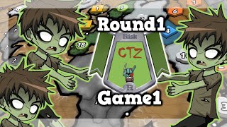 Round 1  Game 1 of the Coddle the Zombies Tournament [upl. by Vinaya232]