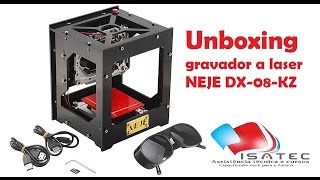 Unboxing gravador laser neje dK8KZ [upl. by Arbed880]