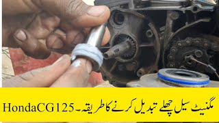 Honda CG125 magnet seal ring replacementYouTube shortyoutube toolmodified [upl. by Ploch]