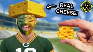 Food Theory What If The Cheesehead Was Made of ACTUAL Cheese [upl. by Ojadnama]