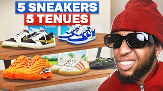 5 SNEAKERS POUR 5 OUTFIT [upl. by Uttica198]