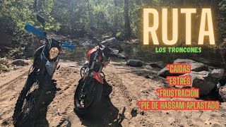 RUTA al río Los Troncones🏞️ en la 160R y DM150NO logramos LLEGAR al Molino😔geraxxmotovlog [upl. by Rednaxela]