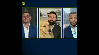 Rob Ninkovich’s dog makes an appearance on Get Up 🐕  shorts [upl. by Dennie]