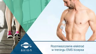 Rozmieszczenie elektrod w treningu EMS bicepsa [upl. by Aleetha]