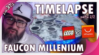 Montage  Faucon Millenium 75192  Lego vs AliExpress [upl. by Ulick]