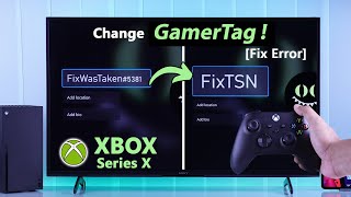 Xbox Series X How to Change GamerTag Name [upl. by Hillhouse]