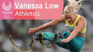 Vanessa Low Jumps to Gold and a New World Record  Athletics  Tokyo 2020 Paralympic Games [upl. by Merla50]