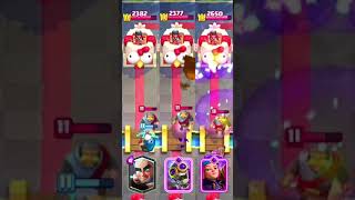 CR Knight VS MagicArcherEvoBomberEvoFireCracker clashroyale クラロワ cr [upl. by Ihcekn]