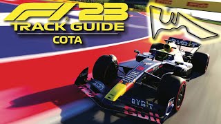 How to MASTER COTA on F1 23  Track Guide [upl. by Esilec]