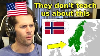 American Reacts to Why Norway and Sweden Broke Up [upl. by Jacquelin]