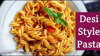 Masala pasta recipe  Indian style Pasta recipe  Spicy masala pasta [upl. by Gonzales]