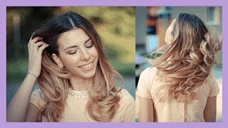 Große voluminöse Locken mit dem Remington Big Style Warmluftstyler [upl. by Kcinimod]