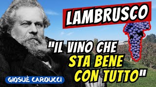 Alla scoperta del LAMBRUSCO il rosso vivace che conquista ogni tavola [upl. by Idaf]