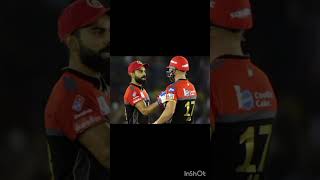 Virat Kohli and AB de Villiers friendship 🥹🤟🏻cricket subscribe shorts youtubeshorts [upl. by Schroder406]