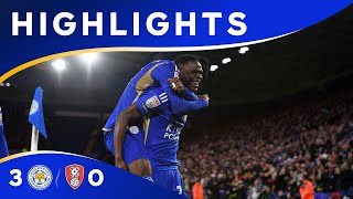 Daka SHINES 🌟  Leicester City 3 Rotherham United 0 [upl. by Rogerson]