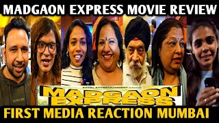 Madgaon Express Movie Review  Media Reaction  Kunal Khemmu Nora Fatehi Divyendu Pratik [upl. by Ybloc]