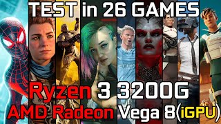 Ryzen 3 3200G with AMD Radeon Vega 8 Graphics  Test in 26 Games in 2024  Ryzen 3 3200G Gaming [upl. by Jeannine]