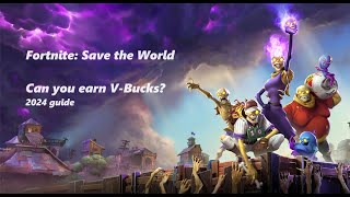 How to get VBucks in Fortnite Save the World [upl. by Eirehs]