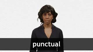 How to pronounce PUNCTUAL in American English [upl. by Elocel]