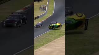 HEAVY CRASH IN BATHURST 🤯 acc automobile ferrari bathurst crash racing gt3 simracing gaming [upl. by Nnanerak]