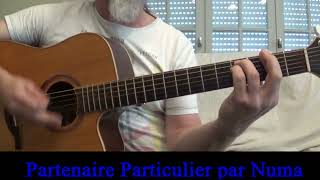 Partenaire Particulier Cover guitare chant Reprise chanson française 1985 [upl. by Elime]