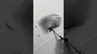 hyper realistic eye 👁️ drawing [upl. by Stryker45]