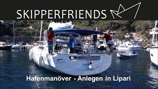 Hafenmanöver  Anlegen in Lipari [upl. by Waterman]