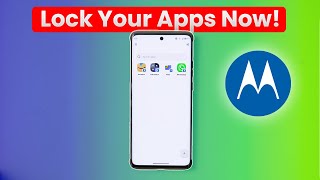 How to ENABLE App Lock on Moto Edge 40 Neo in SECONDS Telugu [upl. by Aydni]