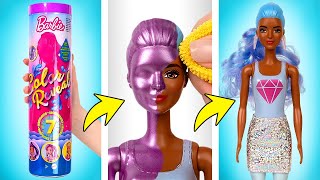 5 Bonecas Barbie Color Revel Supermetálicas  Mude o Visual delas com Água [upl. by Haeli259]